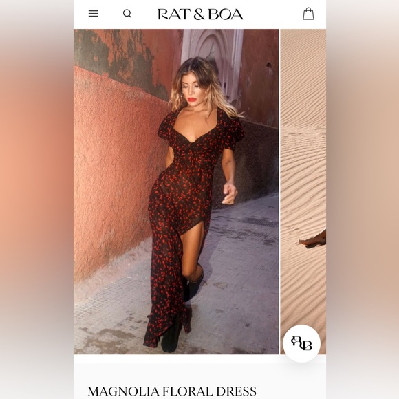 Rat & Boa Magnolia floral dress, brand new, with tags! - Picture 2 of 6